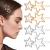 OIIKI Star Hair Clips Pins 8pcs  Star Hair Barrettes Elegant Metal Hair Clips Rhinestone Hairpin  Silver Golden Hollow Geometric Hair Pins for Women Girls Hair Styling Accessories 8pcs silver golden star hair clips