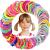 Hanyousheng 100 Pcs Hair Ties Elastic Hair Bands Ponytail Holders 10 Types Multicolor Elastics Hair Ties No Crease Hair Elastics Small Hair Accessories for Baby Girls Infants Toddler