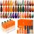 Lavender Violets 25 Pcs Gel Nail Polish Spreading Blossom Effect Blooming Gel Base Coat Glossy n Matte Top Coat Manicure Free Cat Eye Magnet Dotting Drawing Brush UV Nails Valentines Gifts for Women Secret Manor