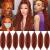 Leeven 16 Inch Pre Separated Springy Twist Hair for Afro Marley Locs 8 Packs Pre-Fluffed Popping Spring Twist Crochet Hair for Distressed Locs Afro Kinky Curly Marley Braiding Hair Extensions /350# 16 Inch (Pack of 8) 350#
