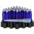 Vivaplex, 24, Cobalt Blue, 10 ml Glass Roll-on Bottles with Stainless Steel Roller Balls. 3-3 ml Droppers included