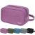 Travel Toiletry Wash Bag for Women Traveling Dopp Kit Makeup Bag Organizer for Toiletries Accessories Cosmetics (Purple) A-purple
