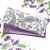 Eye Pillow with Extra Cover Yoga Meditation Accessories Lavender Aromatherapy Weighted Eye Mask for Sleeping, Yoga, Meditation, Self Care Relaxation Gifts for Women, Mom White&purple