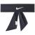 Nike Dri-Fit Head Tie Headband Black, White One Size