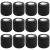 Bandage Wrap 2 Inches 5 Yards Vet Wrap 12 Pack Breathable Flexible Stretchy Self Adhesive Bandage Wrap for First Aid Sprains Protection(Black) 2 Inches Vet Wrap (12 Pack Black)