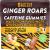 Ginger Roars - Caffeine Ginger Chews - 12 Caffeine Candies Each 33mg Caffeine with a Delicious Natural Honey Ginger Flavour & Fiery hint. Plant Based Energy Shots a Vegan Healthy Snack for Adults. 2 Packets - 12 Energy Chews