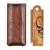 Menesia Men's Pocket Comb,Folding Wooden Beard Comb with Leather Travel Case,Green Sandalwood Hair Combs Set for Men(Skeleton) Skull