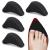 WLLHYF 2 Pairs Soft Sponge Adjustable Shoe Filler Big Toe Plug Foot Brace Shoe Pads Unisex Shoe Too Big Inserts for High Heel Women Relief Foot Pain Reusable Make Big Shoes Fit Black 2 Pair