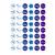 48 Alzheimer's Awareness Charity Fundraising Themed Edible Wafer Paper Cake Toppers Decorations - 2.5cm circles