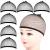 6PCS Wig Cap, FANDAMEI 6PCS Black Mesh Wig Cap Net, Closed End Hair Mesh Net, Liner Weaving Caps for Women, Men, Kids, Wig Caps for Halloween, Cosplay