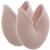 EXCEART 1 Pair Ballet Pointe Toe Pads Silicone Gel Ouch Pouch Protector for Preventing Blisters and Calluses 10X9.5cm
