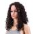 SWACC 20-Inch Long Big Bouffant Curly Wigs for Women Synthetic Heat Resistant Fiber Hair Pieces with Wig Cap (Dark Brown-4#)