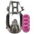 3M Respirator Kit Full Face 6800 Reusable Medium Plus 4 Particulate Filters 2097 P100 for Mold Remediation Dust Lead Asbestos