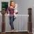 Regalo 2-in-1 Extra Wide Stairway and Hallway Walk ThroughBaby Safety Gate, Hardware Mounting, White 24"x40.5"x28.5"(Pack of 1) 24"x40.5"x28.5"(Pack of 1) Metal