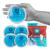 ICEWRAPS Small Round Gel Ice Packs for Injuries - Reusable with Cloth Backing | Nipples, Cheek, Face and Breast Ice Pack for Pain Relief | Flexible Kids Gel Ice Packs for Boo Boos | Pack of 5