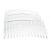 Glitz4Girlz 4 Pack 7cm Clear Hair Side Combs Slides Grips
