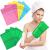 10 Pieces Korean Exfoliating Washcloth Mitt Asian Exfoliating Bath Body Scrub Mitt Italy Towel Double Sided Exfoliating Cloth Gloves Dead Skin Japanese Spa Wash Cloth (Mix Color) Multi Color