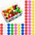 Gejoy 216 Pieces Bicycle Spoke Beads Bicycle Wheel Spokes Beads Assorted Color Plastic Clip Beads Spoke Decoration with Plastic Storage Box