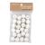Lia Griffith Cotton Spun Paper Balls, White, 20mm, 24 Count