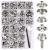 323 Piece Canvas Snap Kit  Meifuly Marine Grade Stainless Steel (Caps  Sockets  Screws  Fabric Base Components) for DIY Cover  Canvas Snap Kit with Material Hole Punch and Setting Tools