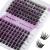 Wendy lashes eyelash cluster extensions cluster lashes diy eyelashes 12-16mm d curl cluster eyelash extension eyelash clusters single eyelashes DIY eyelashes at home (k001+k002-d mix12-16) RR-12-16mm K001+K002-07d