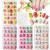 Kalolary 4 Boxes Children's Fingernails Panda Bunny Pattern Children's Artificial Nails Press on Nails Short Full Cover False Nail Set with 1 Piece Nail Glue Sticker Artificial Nail Tips Gift for Girls - D
