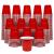 GoPong 2oz Plastic Shot Cups - Pack of 200, Disposable Mini 2oz Party Cups, Red