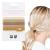 KOOSHOO Plastic-Free Flat Hair Ties - Organic Cotton Hair Ties For Girls  Hair Ties For Thick Hair. No-Damage Hair Ties Made from Plants For Women  Toddlers  & Babies. Hair Accessories for Women. 5ct Blond