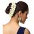 Artificial Jasmine Garland Jasmine Gajra Mullapoove mala with Real Jasmine Fragrance  As Used for Hair Accessory for Women and Girls Length - 90 cm  Cream Color