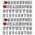 74+4 Pack Letter Charms for Clog Sandals Shoe Decoration 0-9# Number Alphabet ABC-Z Characters DIY Shoes Pins for Boy Girl Teens Men Women and Adults 78