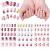72 pieces of nails for sticking for children self-adhesive artificial false fingernails for girls teen 72 strawberry watermelon rabbits