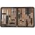 3 Swords Germany - brand quality 23 piece manicure pedicure grooming kit set for professional finger & toe nail care tweezers file clipper fashion leather case in gift box Made by 3 Swords (0293) Black / Synthetic Leath...