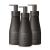 Method Premium Foaming Hand Wash Vetiver + Amber Reusable Black Aluminum Bottle Biodegradable Formula 10 fl oz (Pack of 3)