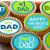 24 Father's Day Design 2 edible cupcake toppers