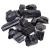 DANCING BEAR Black Tourmaline Crystals Bulk (1/2 LB Medium Pieces), Includes: (1) Selenite stick & Information cards, Rough Raw Natural Stones for Good Vibes, Reiki Energy Made in USA 1/2 Pound