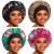 Satin Bonnet Silk Bonnet Hair Bonnet for Sleeping- 4 Pack Bonnets for Black Women with Wide Elastic Band for Curly Hair Set Z