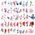 Konsait 50Sheet Flower Temporary Tattoos for Women Teens Girls  Tiny Temporary Tattoo Adult Waterproof Body Art Sticker Hand Neck Wrist  include Flower Butterfly Leaf Lotus Cherry Blossoms Tattoo