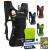 SASMO running backpack & Trailrunning Rucksack - Ultralight - 6L / 300G |Isolated thermal box |Running backpack women & men |Running backpack including rain protection black