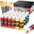 Caliart Acrylic Paint Set With 12 Brushes  24 Colors (59ml  2oz) Art Craft Paints Gifts for Artists Kids Beginners & Painters  Easter Basket Stuffers Pumpkin Canvas Ceramic Rock Painting Supplies Kit Multicolor