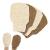Peeling gloves 4 pieces body peeling glove washable shower gloves linen scrub glove for the body shower scrubbing gloves peeling tools for men children children