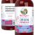 MaryRuth Organics Liquid Iron Supplement Prenatal & Postnatal for Pregnant & Lactating Iron Deficiency Immune Support Sugar/Gluten Free Vegan Non-GMO 15.22 Fl Oz Berry