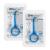 OrthoKey Clear Aligner Removal Tool - Remover Tool for Removable Braces & Retainers, Retainer Cleaner, Invisalign Compatible, Fits In a Dental Carrying Case or Aligner Case - Small Size, Blue (2-Pack) 2 Count (Pack of 1)