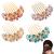 KuuGuu 4 PCS Flower Floral Hair Combs Bridal Wedding Hair Pin Crystal Rhinestones Hairpin Women Hair Side Combs Hair Accessories for Women pattern_1