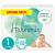 Pampers Baby Nappies Size 1 (2-5 kg / 4-11 lbs) Harmonie 102 Nappies SAVING PACK Baby Essentials For Newborn Nappies 102 Count (Pack of 1)