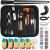 Audab Jewelry Wire Wrapping Jewelry Making Supplies Kit  Ring Sizer Measuring Tools Kit with Jewelry Tools  Ring Craft Wires  Jewelry and Jewelry Findings for Rings Making Jewelry Repair Black