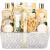 Spa Gift Basket for Women, Spa Luxetique Spa Gift Set for Women - Vanilla Scented Bath Set, 12 Pcs Relaxing Home Spa Kit with Essential Oil, Bath Salts, Body Scrub, Spa Kits for Women