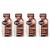 GU Energy Running Gels - 4 Gel Taster Pack - Sports Energy Gels For Running Cycling Triathlon (Chocolate Outrage)