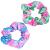 Lilly Pulitzer Scrunchie Set  2-Pack Satin Scrunchies  Cute Hair Ties for Women and Girls  Splendor in the Sand & Coming in Hot 2 Count (Pack of 1)
