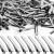Alligator Hair Clips, YGDZ 150pcs 1.77 Inch Metal Hair Bow Clips Single Prong Silver Alligator Hair Clips for Bows Making Crafts(4.5cm) 1.77 Inch (Pack of 150)