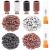 242 Pieces Professional Sanding Bands for Nail Drill 240 Pieces 3 Color Coarse Fine Grit Efile Sand Set 80#120#180#240#,2 Pieces 3/32 Inch Nail Drill Bits for Manicures and Pedicures (242-A)